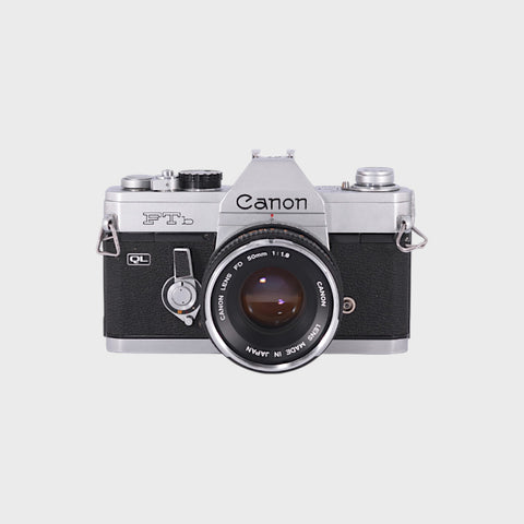 Canon FTb QL Reflex 35mm argentique avec 50mm f1.8 objectif