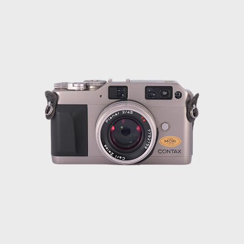 Contax G1 35mm rangefinder film camera with 45mm f2 lens