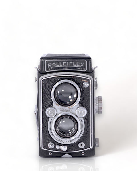 Appareil photo TLR moyen format Rolleiflex Automat Model 3 avec 75mm f3.5 objectif