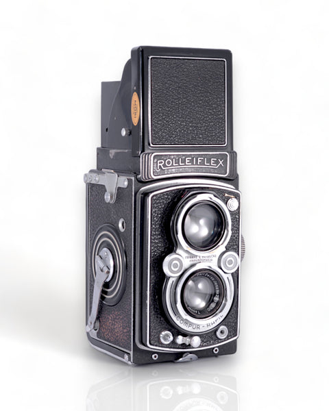 Appareil photo TLR moyen format Rolleiflex Automat Model 3 avec 75mm f3.5 objectif