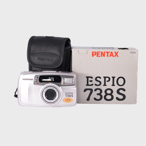 Pentax Espio 738s Point & Shoot 35mm argentique avec zoom 38-70mm objectif