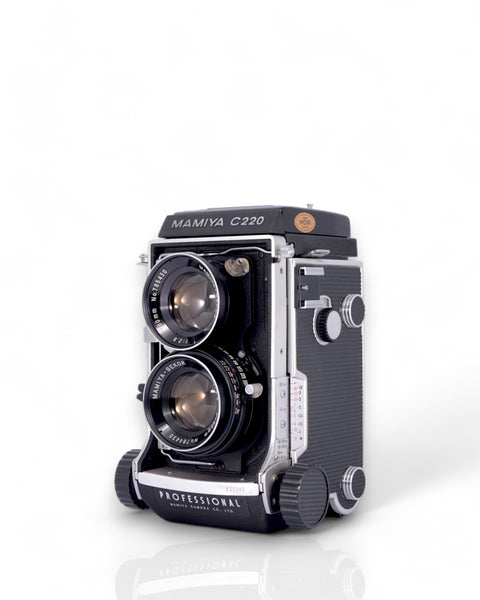 Mamiya C220 appareil photo TLR moyen format avec 80mm f2.8 objectif