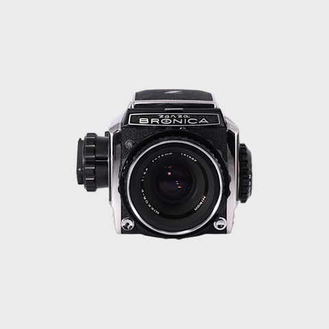 Zenza Bronica S2A Medium Format film camera with 75mm f2.8 lens