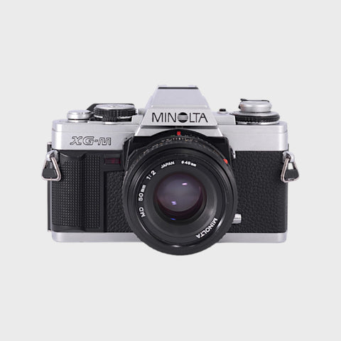 Minolta XG-M 35mm SLR Film Camera with 50mm f2 Lens