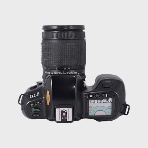 Nikon F70 35mm SLR film camera with 28-80mm f3.5-5.6 lens