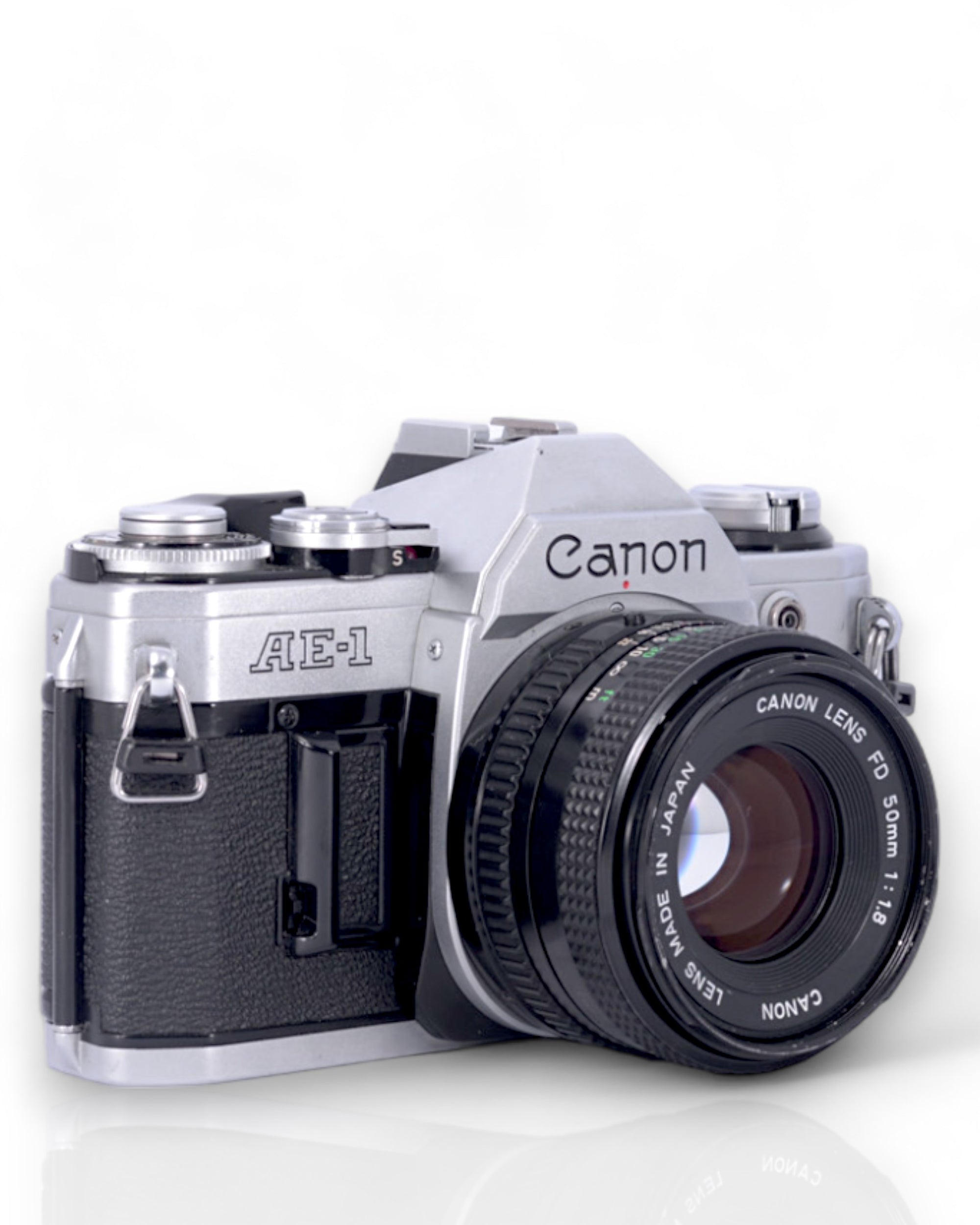 Canon AE-1 Reflex 35mm argentique avec 50mm f1.8 objectif