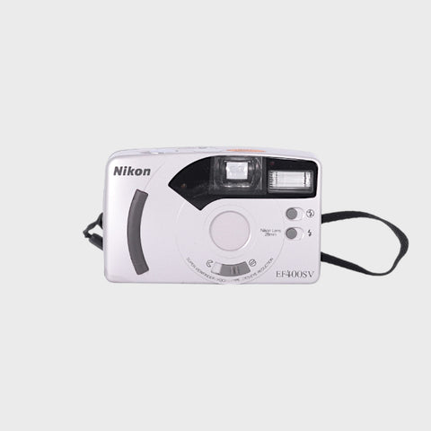 Nikon EF400SV 35mm point & shoot film camera with 28mm lens