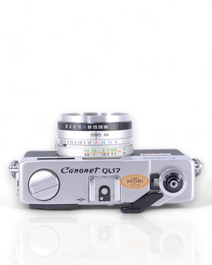 Canon Canonet QL17 G-III 35mm Rangefinder film camera with 40mm f1.7 lens