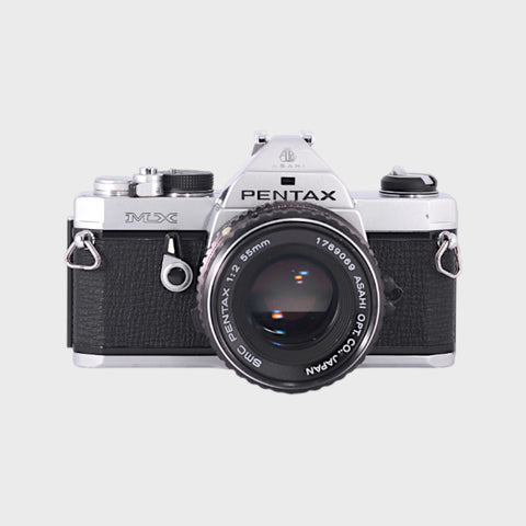 Pentax MX 35mm SLR film camera with 55mm f2 lens
