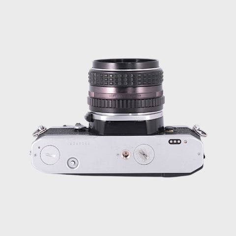 Pentax MX 35mm SLR film camera with 55mm f2 lens