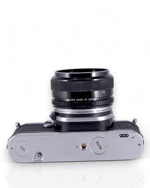 Pentax ME 35mm SLR film camera with 28mm f2.5 lens