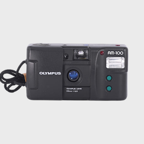 Olympus AM-100 35mm Point & Shoot Film Camera with 35mm f3.5 Lens