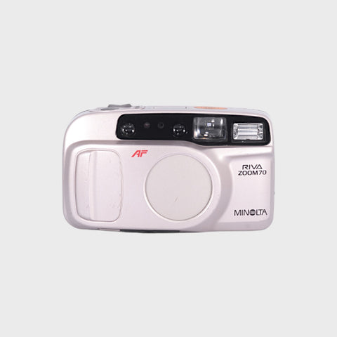 Minolta Riva Zoom 70 Point & Shoot 35mm argentique avec objectif 35-70mm