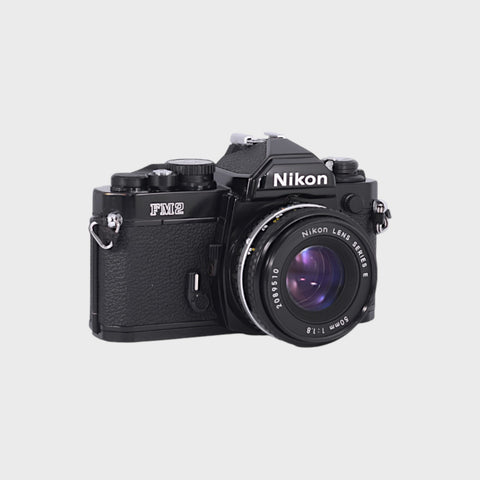 Nikon FM2 35mm SLR film camera with 50mm f1.8 lens