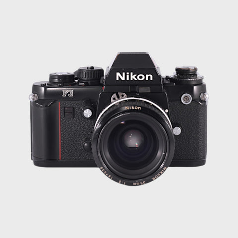 Nikon F3 35mm SLR Film Camera with 35mm f2 Lens