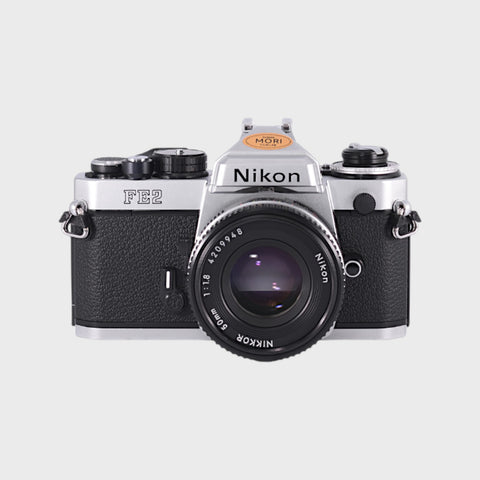 Nikon FE2 35mm SLR film camera with 50mm f1.8 Lens