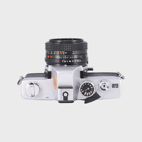 Minolta SRT 100X 35mm SLR Film Camera with 50mm f2 Lens