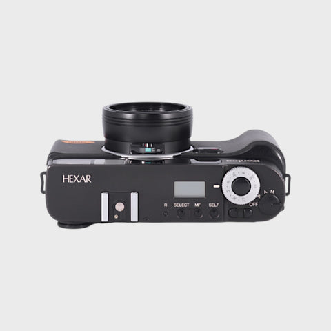 Konica Hexar AF 35mm film camera with 35mm f2 lens