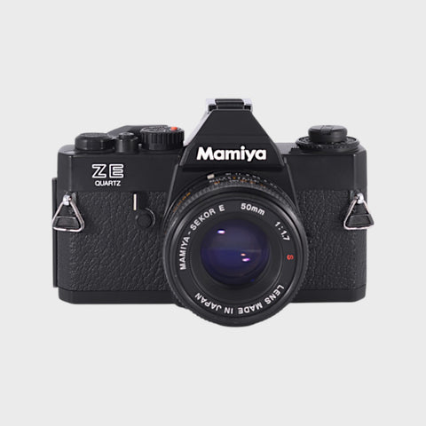 Mamiya ZE Quartz 35mm SLR film camera with 50mm f1.7 lens