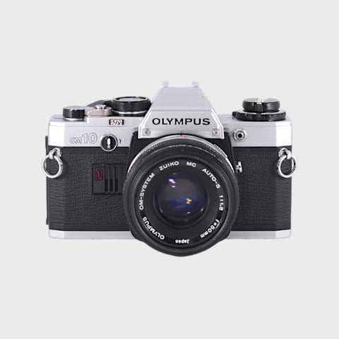 Olympus OM10 35mm SLR Film Camera with 50mm f1.8 Lens