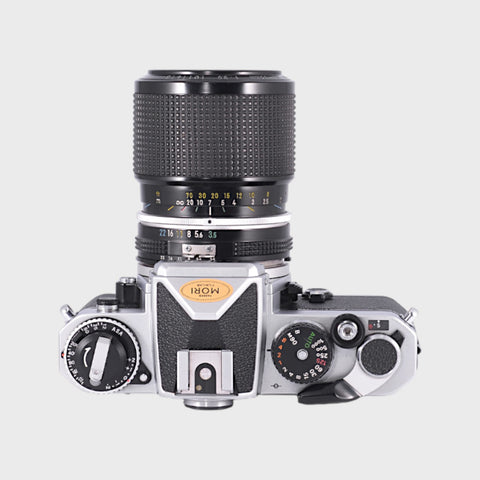 Nikon FE 35mm SLR film camera with 43-86mm lens