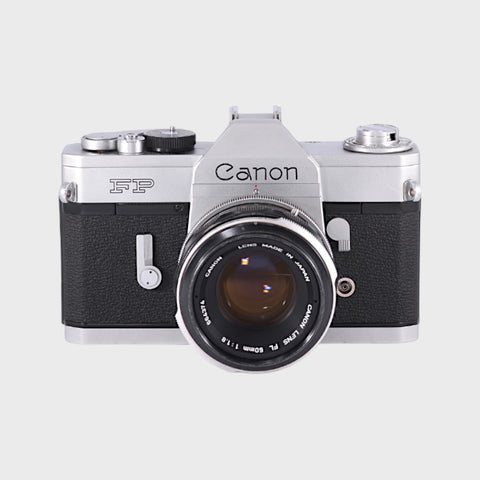 Canon FP 35mm SLR film camera with 50mm f1.8 lens