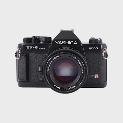 Yashica FX-3 Super 2000 35mm SLR film camera with 50mm f1.4 Lens