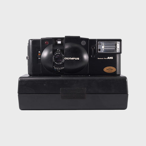 Olympus XA2 35mm rangefinder film camera with 35mm f3.5 lens