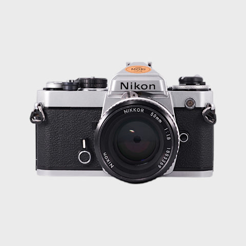 Nikon FE Reflex 35mm argentique avec 50mm f1.8