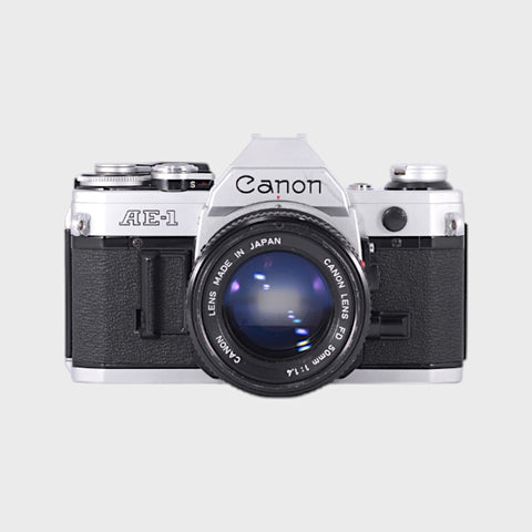 Canon AE-1 Reflex 35mm argentique avec 50mm f1.4 objectif