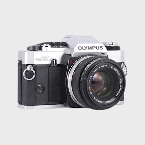 Olympus OM-20 35mm SLR Film Camera with 50mm f1.8 Lens