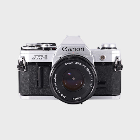 Canon AT-1 Reflex 35mm argentique avec 50mm f1.8 objectif