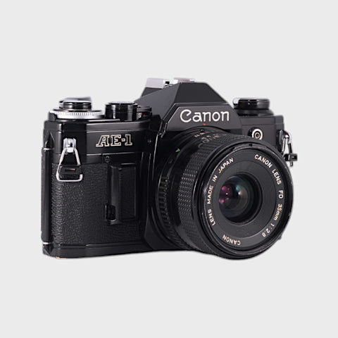 Canon AE-1 Reflex 35mm argentique avec 35mm f2.8 objectif