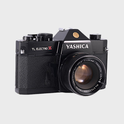 Yashica TL Electro-X ITS Reflex 35mm argentique avec 50mm f1.7 objectif