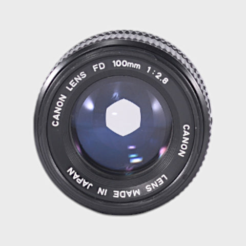 Canon FD 100mm f2.8 objectif