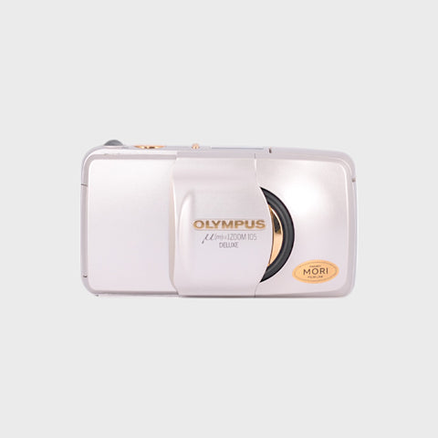 Olympus mju Zoom 105 Deluxe Point & Shoot 35mm argentique avec objectif zoom 38-105mm