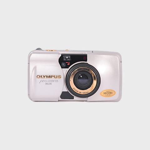 Olympus mju Zoom 105 Deluxe Point & Shoot 35mm argentique avec objectif zoom 38-105mm