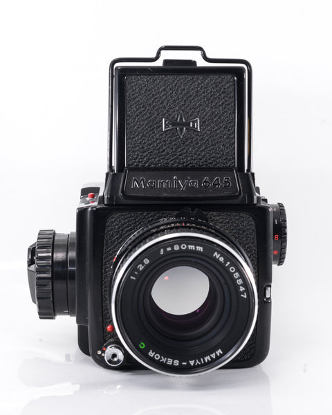 Mamiya 645J Moyen Format argentique avec 80mm f2.8 objectif