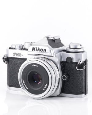 Nikon FM3A Reflex 35mm argentique avec 45mm f2.8P objectif