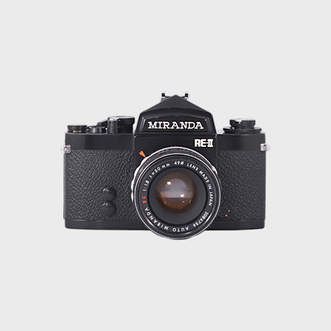 Miranda RE-II 35mm SLR film camera with 50mm f1.8 lens