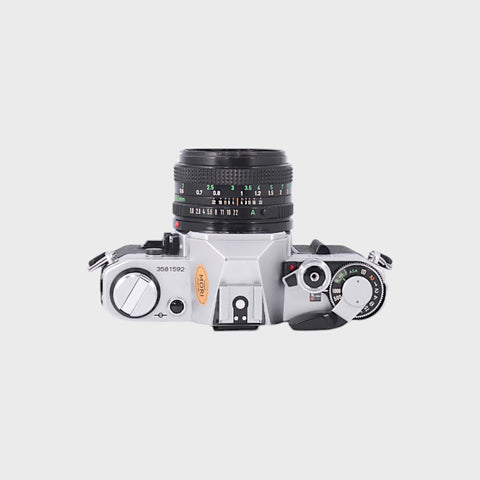 Canon AE-1 Reflex 35mm argentique avec 50mm f1.8 objectif