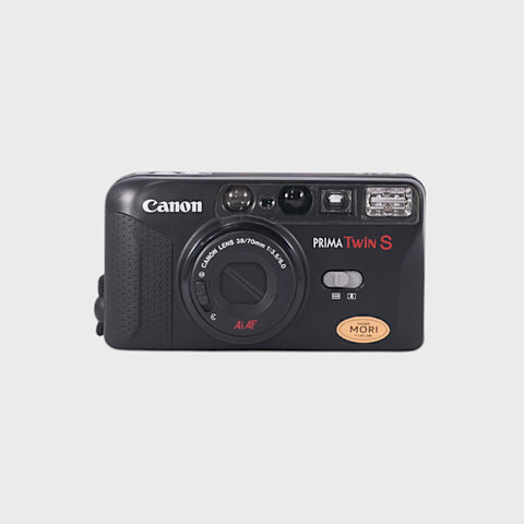 Canon Prima Twin S 35mm Point & Shoot Film Camera with 38/70mm Lens