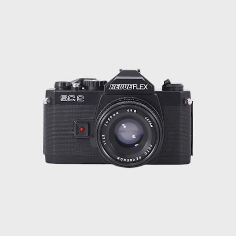Revueflex SC2 35mm SLR film camera with 50mm f1.9 lens