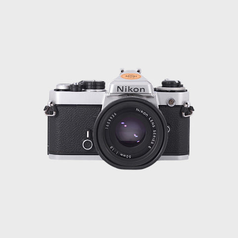 Nikon FE Reflex 35mm argentique avec 50mm f1.8