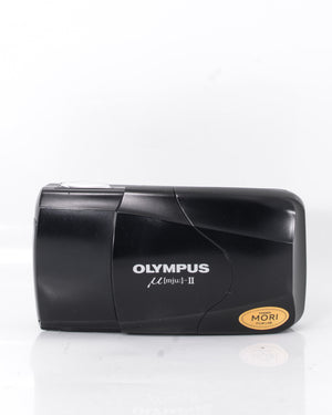 avec boîte Olympus Mju-II appareil photo 35mm avec 35mm f2.8 objectif