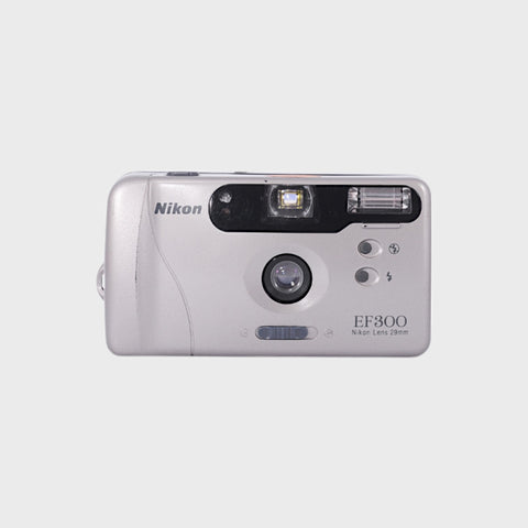 Nikon EF300 35mm point & shoot film camera with 29mm f4.5 lens