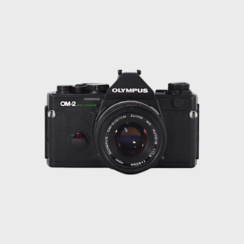 Olympus Om-2 35mm SLR Film Camera with 50mm f1.8 Lens