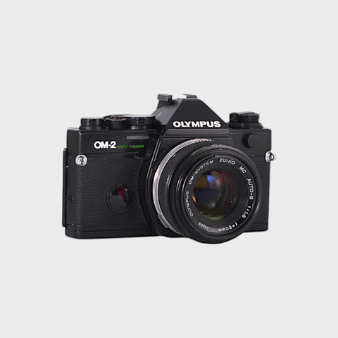 Olympus Om-2 35mm SLR Film Camera with 50mm f1.8 Lens
