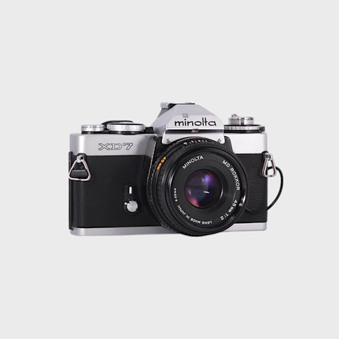 Minolta XD7 35mm SLR Film Camera with 45mm f2 lens