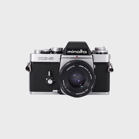 Minolta XE-5 35mm SLR Film Camera with 50mm f1.7 Lens